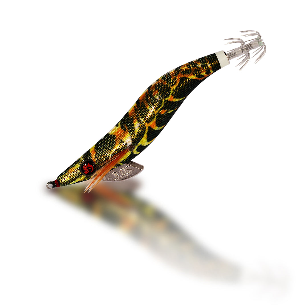Tsuriou Black Tiger Prawn Squid Jig - Kuruma Ebi