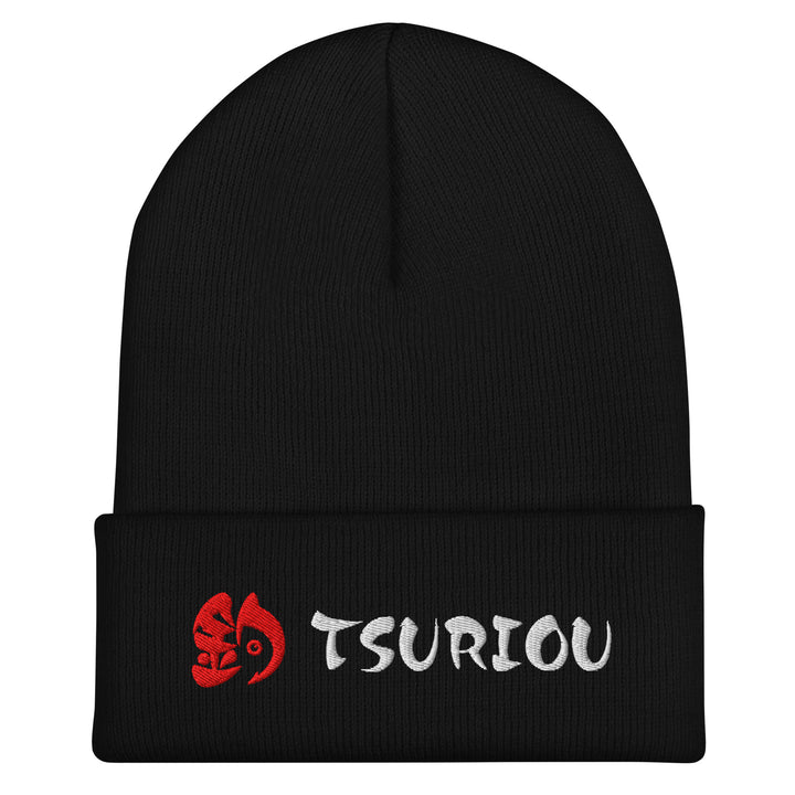 Tsuriou Horizontal Logo Black Beanie