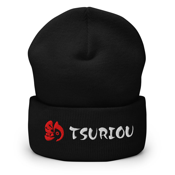 Tsuriou Horizontal Logo Black Beanie