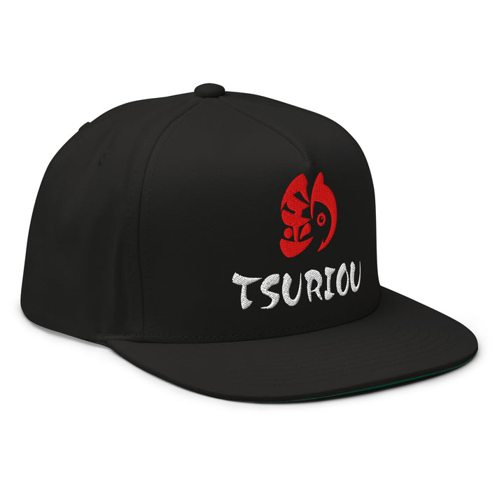 Tsuriou Logo 5 Panel Curved Brim Caps