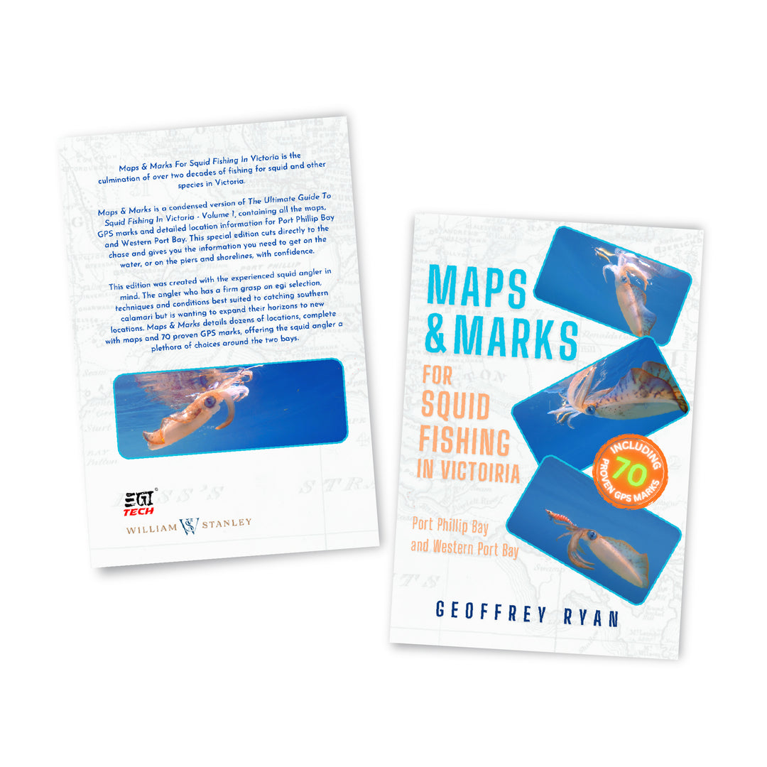Maps & Marks For Squid Fishing In Victoria
